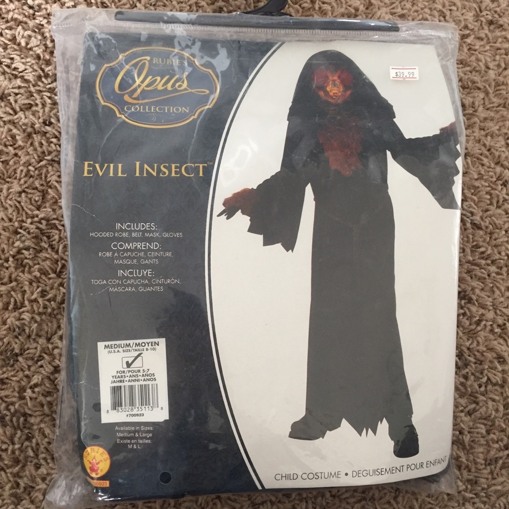 ‘Evil Insect’ Kid’s Costume!